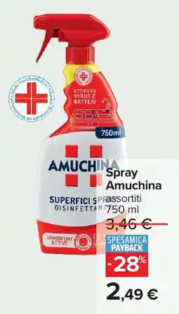 Carrefour Spray Amuchina offerta
