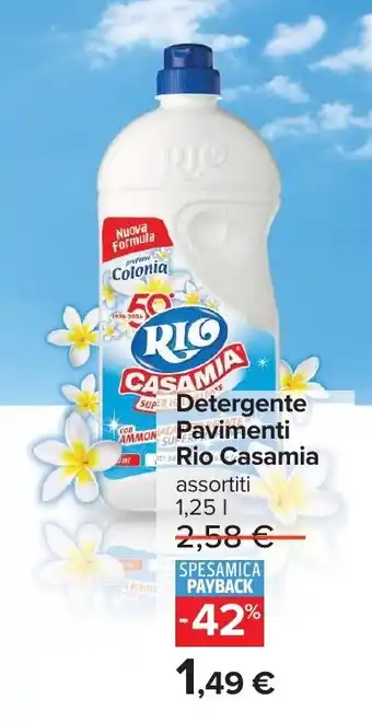 Carrefour Detergente Pavimenti Rio Casamia offerta