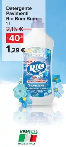 Carrefour Detergente Pavimenti Rio Bum Bum offerta