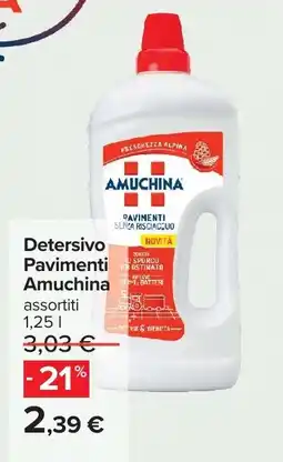 Carrefour Detersivo Pavimenti Amuchina offerta