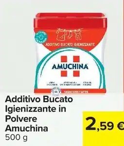 Carrefour Additivo Bucato Igienizzante in Polvere Amuchina offerta