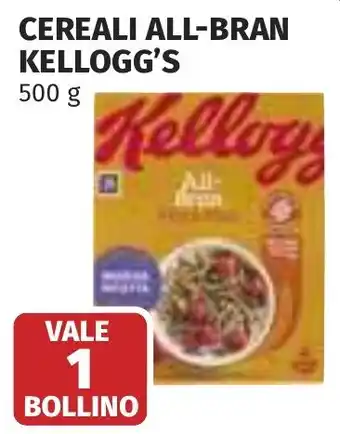 Coop Cereali All-Bran Kellogg's offerta