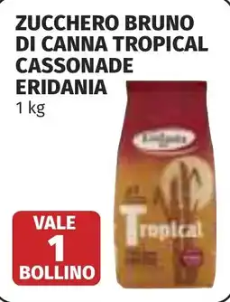 Coop Zucchero bruno di canna tropical cassinade eridiania offerta
