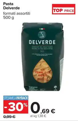 Carrefour Pasta Delverde offerta