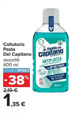 Carrefour Collutorio Pasta Del Capitano offerta