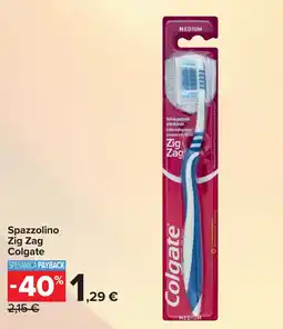 Carrefour Spazzolino Zig Zag Colgate offerta