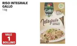 Coop Riso integrale Gallo offerta