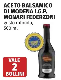 Coop Aceto Balsamico di Modena I.G.P. Monari Federzoni offerta
