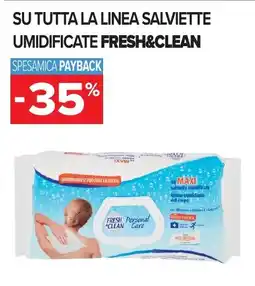 Carrefour Salviette umidificate Fresh&Clean offerta