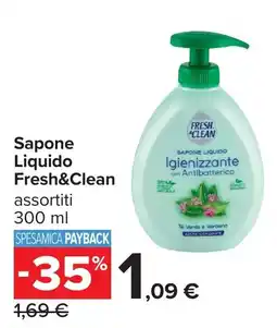 Carrefour Sapone Liquido Fresh&Clean offerta