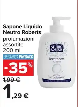 Carrefour Sapone Liquido Neutro Roberts offerta