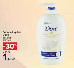 Carrefour Sapone Liquido Dove offerta
