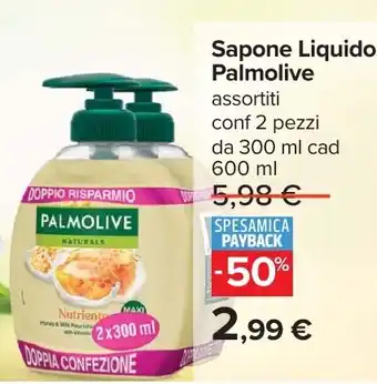 Carrefour Sapone Liquido Palmolive offerta