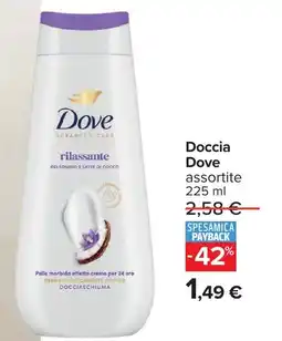 Carrefour Dove Doccia offerta
