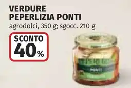 Coop Verdure Peperlizia Ponti offerta