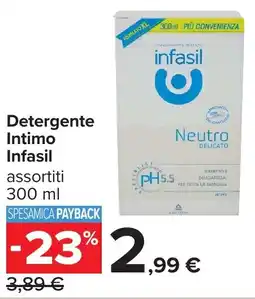 Carrefour Detergente Intimo Infasil offerta