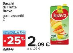 Carrefour Succhi di Frutta Bravo offerta
