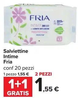 Carrefour Salviettine Intime Fria offerta