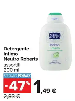 Carrefour Detergente Intimo Neutro Roberts offerta