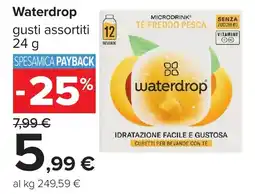 Carrefour Waterdrop gusti assortiti offerta