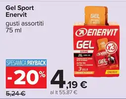 Carrefour Gel Sport Enervit offerta
