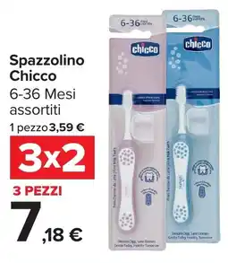 Carrefour Spazzolino Chicco offerta