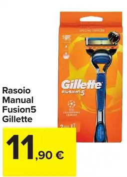 Carrefour Rasoio Manual Fusion5 Gillette offerta