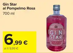 Carrefour Gin Star al PomPelmolo Rosa offerta