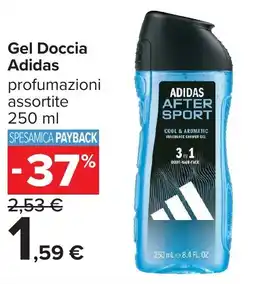 Carrefour Gel Doccia Adidas offerta