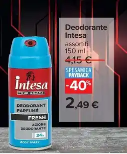 Carrefour Deodorante Intesa offerta
