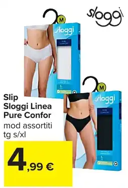 Carrefour Slip Sloggi Linea Pure Confor offerta