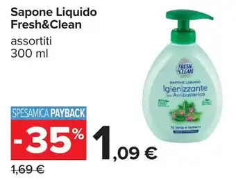 Carrefour Sapone Liquido Fresh&Clean offerta