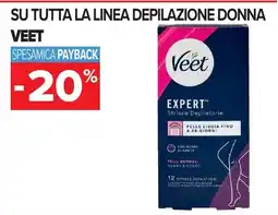 Carrefour Veet Strisce Depilatorie offerta