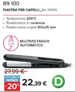 Carrefour Bellisima B9 100 piastra per capelli offerta