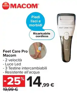 Carrefour Feet Care Pro Macom offerta