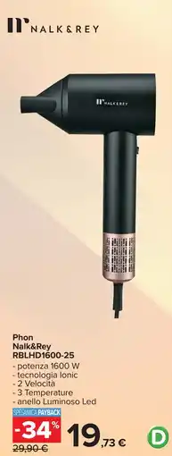 Carrefour Phon Nalk&Rey RBLHD1600-25 offerta