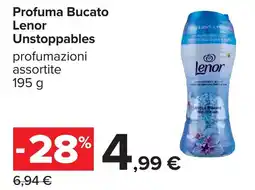 Carrefour Profuma Bucato Lenor Unstoppables offerta