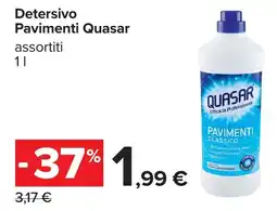 Carrefour Detersivo Pavimenti Quasar offerta