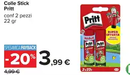 Carrefour Colle Stick Pritt offerta