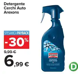 Carrefour Detergente Cerchi Auto Arexons offerta