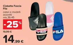 Carrefour Ciabatta Fascia Fila offerta