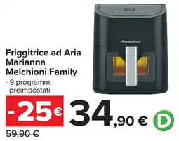 Carrefour Friggitrice ad Aria Marianna Melchioni Family offerta