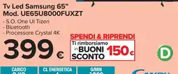 Carrefour Tv Led Samsung 65" offerta