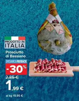 Carrefour Prosciutto di Bassiano offerta