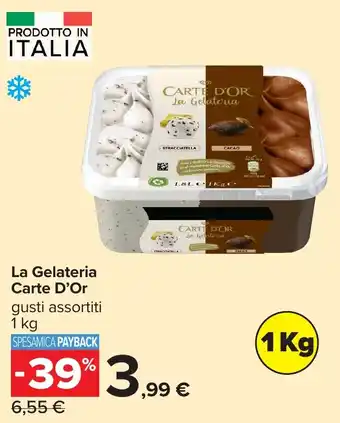 Carrefour La Gelateria Carte D'Or offerta