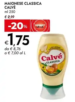 Bennet Maionese classica Calvé offerta