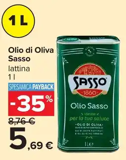 Carrefour Olio di Oliva Sasso offerta