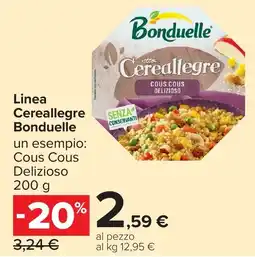Carrefour Cereallegre Cous Cous Delizioso offerta