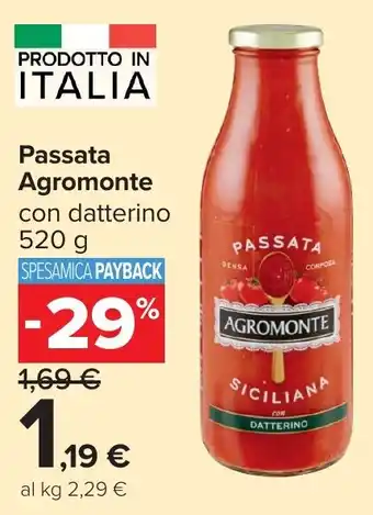 Passata Agromonte con datterino