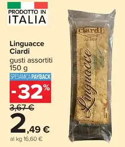 Carrefour Linguacce Ciardi offerta